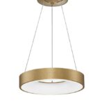 Suspensie Nova Luce Rando Thin, finisaj auriu periat, 30 W, cod 9453432