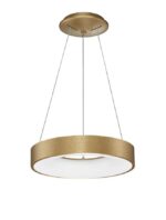 Suspensie Nova Luce Rando Thin, finisaj auriu periat, 30 W, cod 9453432