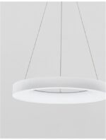 Suspensie Nova Luce Rando Thin, finisaj alb mat, 50 W, cod 9453452 - imagine 8