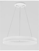 Suspensie Nova Luce Rando Thin, finisaj alb mat, 50 W, cod 9453452 - imagine 6