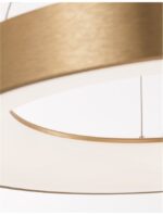 Suspensie Nova Luce Rando Thin, finisaj auriu periat, 50 W, cod 9453454 - imagine 6