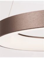 Suspensie Nova Luce Rando Thin, finisaj maro periat, 50 W, cod 9453455 - imagine 6