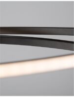 Plafoniera Nova Luce Viareggio, finisaj negru mat/acril alb, 28 W, cod 9500710 - imagine 5