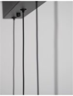 Suspensie Nova Luce Giono, finisaj negru mat, 7x3 W, cod 9601007 - imagine 5