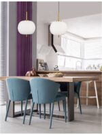 Pendul Nova Luce Lato, finisaj alama antica/sticla, 1 x 12 W, cod 9624061 - imagine 10