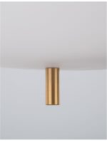 Pendul Nova Luce Lato, finisaj alama antica/sticla, 1 x 12 W, cod 9624061 - imagine 6