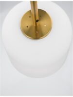 Pendul Nova Luce Lato, finisaj alama antica/sticla, 1 x 5 W, cod 9624065 - imagine 7