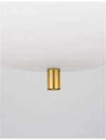 Pendul Nova Luce Lato, finisaj alama antica/sticla, 1 x 5 W, cod 9624065 - imagine 6