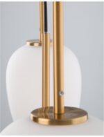 Suspensie Nova Luce Lato, finisaj alama antica/sticla, 3 x 5 W, cod 9624067 - imagine 5
