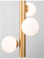 Suspensie Nova Luce Jaklin, finisaj auriu periat/sticla opal, 3x5 W, cod  9724581 - imagine 6