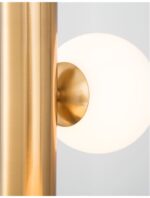 Suspensie Nova Luce Jaklin, finisaj auriu periat/sticla opal, 3x5 W, cod  9724581 - imagine 5