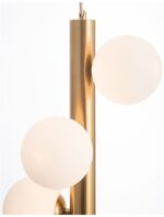 Suspensie Nova Luce Jaklin, finisaj auriu periat/sticla opal, 5x5 W, cod  9724582 - imagine 9