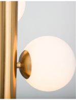 Suspensie Nova Luce Jaklin, finisaj auriu periat/sticla opal, 5x5 W, cod  9724582 - imagine 7