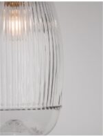 Pendul Nova Luce Mond, finisaj auriu satinat/sticla clara, 1x5 W, cod 9738212 - imagine 6