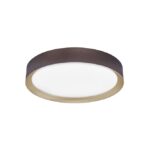 Plafoniera Nova Luce Luton, finisaj maro mat, 47 W, cod 9818451