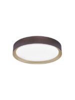 Plafoniera Nova Luce Luton, finisaj maro mat, 47 W, cod 9818451