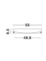 Plafoniera Nova Luce Luton, finisaj maro mat, 47 W, cod 9818451 - imagine 2