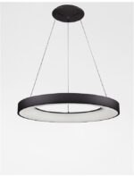 Suspensie Nova Luce Rando Smart, finisaj negru satinat, 50 W, cod 9853044 - imagine 7