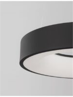 Suspensie Nova Luce Rando Smart, finisaj negru satinat, 50 W, cod 9853044 - imagine 5