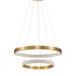 Suspensie Nova Luce Preston, finisaj alama antichizata/acril, 60 W, cod 9862852