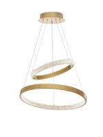Suspensie Nova Luce Preston, finisaj alama antichizata/acril, 60 W, cod 9862852 - imagine 8