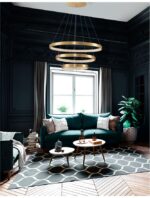 Suspensie Nova Luce Preston, finisaj alama antichizata/acril, 112 W, cod 9862853 - imagine 8
