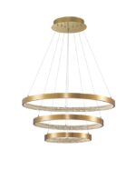 Suspensie Nova Luce Preston, finisaj alama antichizata/acril, 112 W, cod 9862853