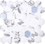 Mosaic Hex XL Onix, rectificata, finisaj mat - imagine 2