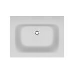 Set mobilier de baie suspendat Karag New Sospeso Nero, 80 cm, negru - imagine 3