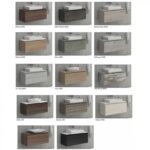 Bază mobilier suspendat Karag Space, 80 cm, blat MDF - imagine 4