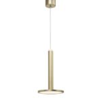 Pendul Nova Luce Palencia, auriu periat, 11 W, cod 1703301201
