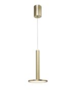 Pendul Nova Luce Palencia, auriu periat, 11 W, cod 1703301201