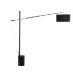 Lampadar negru Nova Luce Traccia, 1x12 W, cod 41455401