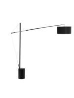 Lampadar negru Nova Luce Traccia, 1x12 W, cod 41455401