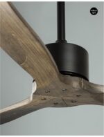 Ventilator Nova Luce negru mat, cod 5231301 - imagine 7