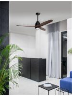 Plafoniera cu ventilator Nova Luce negru mat, cod 5231401 - imagine 9