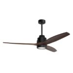 Plafoniera cu ventilator Nova Luce negru mat, cod 5231401