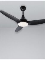 Plafoniera cu ventilator Nova Luce negru mat, cod 5267302 - imagine 8