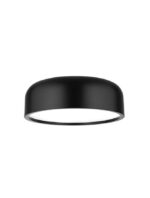 Plafoniera Nova Luce Perleto, negru mat/acril, 3x12 W, cod 526806