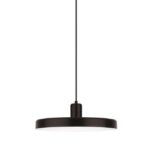 Pendul Nova Luce Chioto, negru mat, 1x12 W, cod 540602