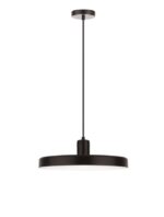 Pendul Nova Luce Chioto, negru mat, 1x12 W, cod 540602