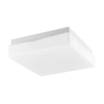 Plafoniera Nova Luce Cube, sticla opal, 1x12 W, cod 6110041