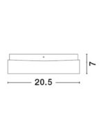 Plafoniera Nova Luce Cube, sticla opal, 1x12 W, cod 6110041 - imagine 4