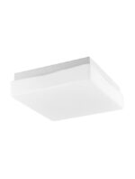 Plafoniera Nova Luce Cube, sticla opal, 1x12 W, cod 6110042
