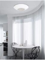 Plafoniera Nova Luce Era, sticla/cristal, 3x12 W, cod 6311802 - imagine 5
