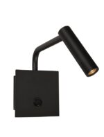 Aplica Nova Luce Sicily, negru satinat, 3 W, cod 7140181