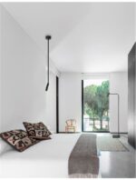 Pendul Nova Luce Sicily, negru satinat, 3 W, cod 7140184 - imagine 5