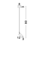 Pendul Nova Luce Sicily, negru satinat, 3 W, cod 7140184 - imagine 4