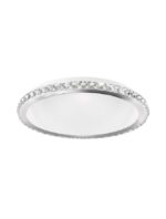 Plafoniera Nova Luce Palermo, crom/sticla/cristal K9, LED 3x12 W, cod 7311402