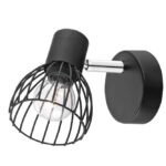 Aplica neagra Nova Luce Fiumicino, 1x5 W, cod 770010